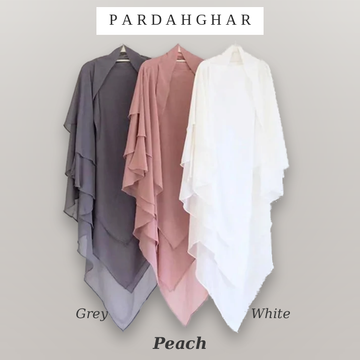 3 Layer Khimar Hijab