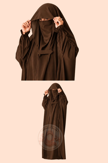 Saudi Jilbab - Brown
