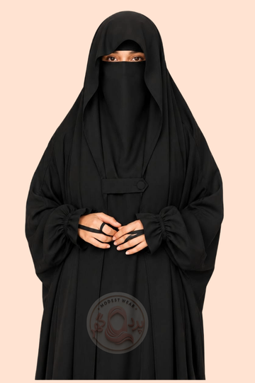 Saudi Jilbab - Black