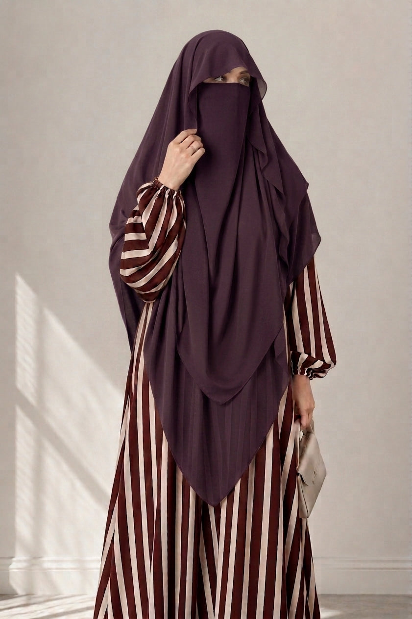 2 Layer Princess Hijab