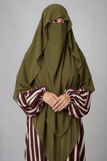 2 Layer Princess Hijab