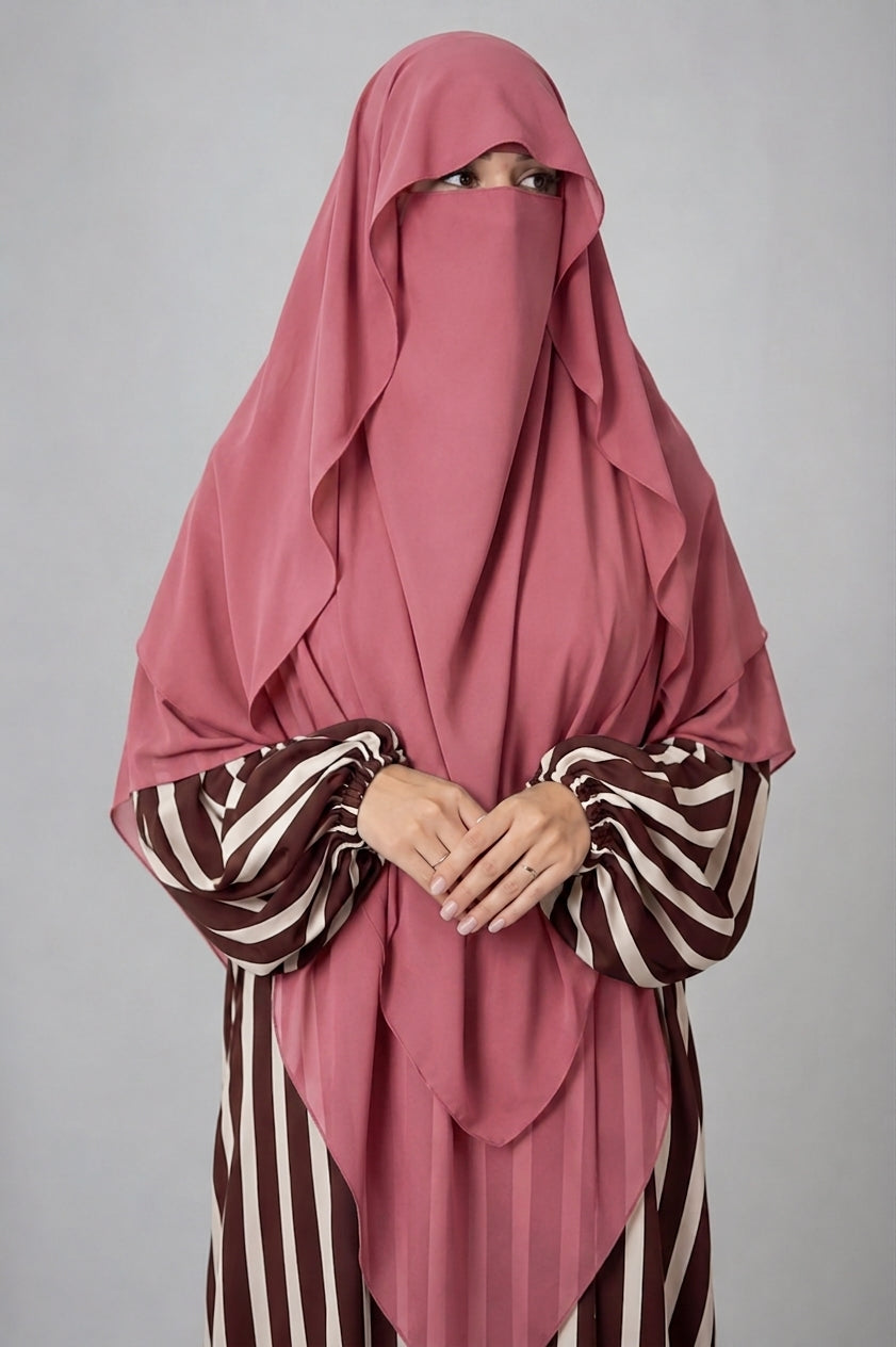 2 Layer Princess Hijab