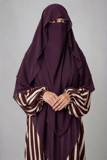 2 Layer Princess Hijab